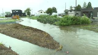 【秋田大雨被害】美郷町 田畑冠水