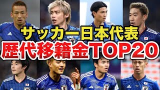 【衝撃】サッカー日本代表歴代移籍金ランキングTOP20がヤバすぎた