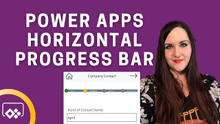 PowerApps Horizontal Progress Bar