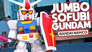 SD RX-78-2 Gundam - Bandai Jumbo Soft Vinyl Figure Review!