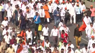 Mumbai: MVA holds ‘Halla Bol’ rally against Shinde govt; BJP stages counter-protest