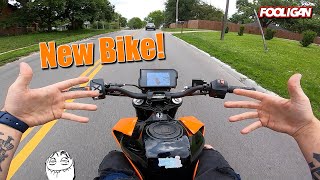 I can't believe I did this... KTM Duke 390 is FUN!