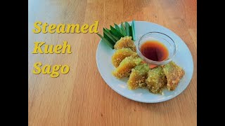 Simple – Steamed Kueh Sago 蒸西米糕 | Nanci’s Kitchen 南希的厨房