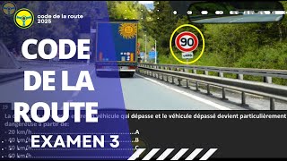 Nouveau Test Code de la Route 2025  Série 3 - Préparez-vous! 40 Questions