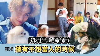 So adorable ♡ BTS  With Animals and their pets