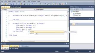 Visual Basic Tutorial 43 Functions