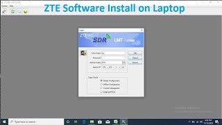 ZTE LMT Software SETUP Process ll ZTE LMT Tools Installation Procedure ll #ZTE  #Telecom Software