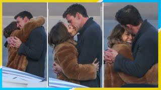Jennifer Lopez & Ben Affleck kiss in steamy PDA session at airport!