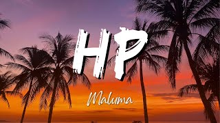 Maluma - HP (Lyrics/Letra)