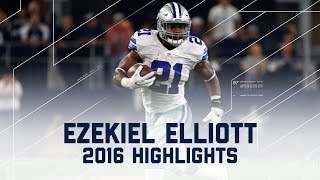 Ezekiel Elliott's Record-Breaking First 10 Games (2016 Highlights) | NFL
