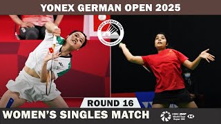 Thuy Linh NGUYEN (VIE) vs Aakarshi KASHYAP (IND) German Open 2025 Badminton