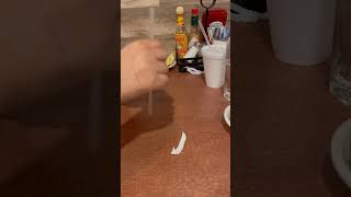 Straw paper worm!