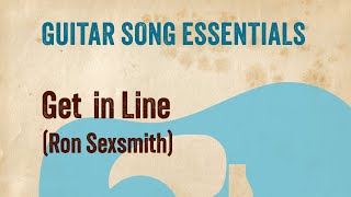 Get In Line (Ron Sexsmith)—Guitar Song Essentials