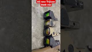 The all new Trijicon RMR HD pistol red dot sight. RMR and SRO for reference