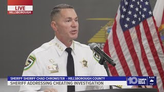 Hillsborough sheriff speaks on employees involved in academic cheating scandal