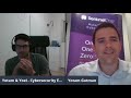 cybertech israel 2020 with yotam gutman of sentinalone