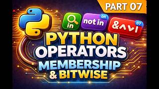 part 07 python operators (part2)