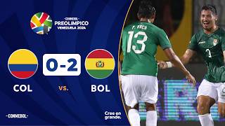 COLOMBIA vs. BOLIVIA [0-2] | RESUMEN | CONMEBOL PREOLÍMPICO | FASE PRELIMINAR