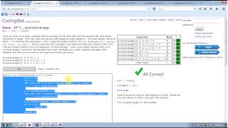 Let's play Coding Bat! Java AP
