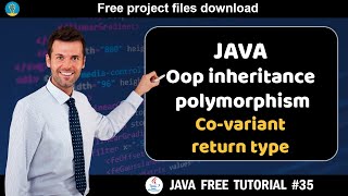 Java tutorial #35 | oop inheritance & polymorphism - Co-variant return type | Java course