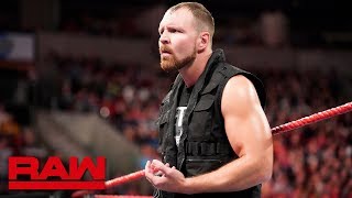 Dean Ambrose's Shield loyalty comes into question: Raw, Oct. 1, 2018