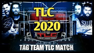 WWE TLC 2020 Match Card Predictions | Tables Ladder And Chair 2020 | TLC 2020