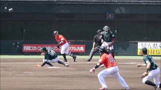 香川オリーブガイナーズ　秀伍投手スーパーキャッチ(2017/05/04)