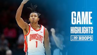 Youngstown State at Ohio State | HIGHLIGHTS | Big Ten Men's Basketball | 11/11/24