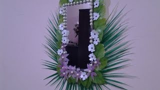Best Out Of Waste Plastic  fabulous Mirror Wall Hanging