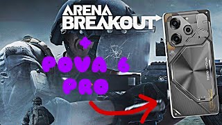 arena breakout with POVA 6 PRO#arenabreakout