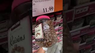 Kirkland Milk #chocolate Raisins #asmr #costco #shorts