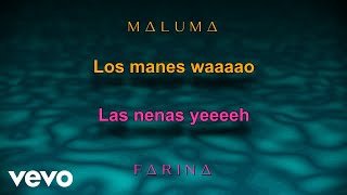 FARIANA, Maluma - Así Así (Karaoke Video)