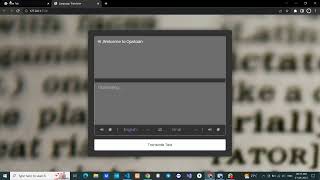 Simple Translator using Javascript #translate #translation