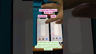 Iphone original display vs  GX Display💯✅🤘#iphone #oleddisplay