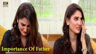 Nimra Ali Got Emotional While Discussing About Her Father