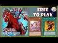 Yugioh Duel Links | Best Competitive Gaia Deck F2p Combo Wit Hieratic Dragon | 遊戯王デュエルリンクス