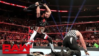 Seth Rollins blasts Elias with a steel chair: Raw, June 17, 2019