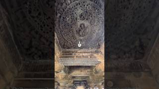 Intricate Ceilings of Veeranarayana Temple: Krishna and Dancers #nirvikalpayatra #shorts