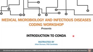 MMID Coding Workshop - 2022-01-19 Introduction to CONDA