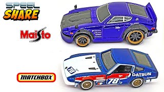 Matchbox Collectors Edition 1982 Datsun 280ZX and Maisto Muscle Machines 1972 Datsun 240Z