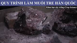 Qui trình làm muối tre tại Hàn Quốc