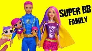 Barbie Families ! The SUPER BB Doll FAMILY Rescues Jack Jack | Toys and Dolls Fun for Kids