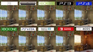 Minecraft | PC VS Nintendo VS Playstation VS Pocket VS Xbox | All versions comparison