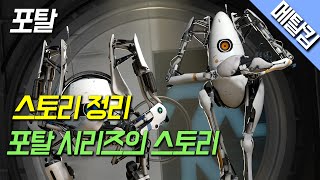 [메탈킴] 포탈 시리즈 스토리 정리 ~ 포탈 1, 2의 스토리를 한 영상으로 / Portal Story