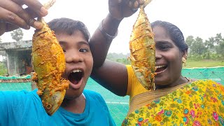 Tawa Full Fish Fri Recipe in Tamil / மீன் வறுவல் செய்யலாம் வாங்க