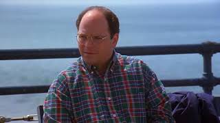 George Costanza feels lonely on a beach (Seinfeld)