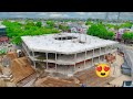 palay and new busstand drone view tirunelveli smart city