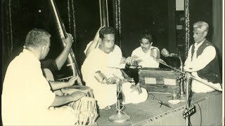 Bhimsen Joshi Raag Bhairavi, Babul Mora, Nagpur City, Maharashtra, Bharat, 12 January 1960