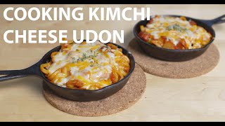 Cooking Kimchi Cheese Udon (김치 치즈우동) | How to Recipe