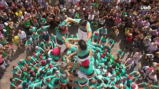 Castellers de Vilafranca - 3 de 10 amb folre i manilles - Sant Fèlix 2023